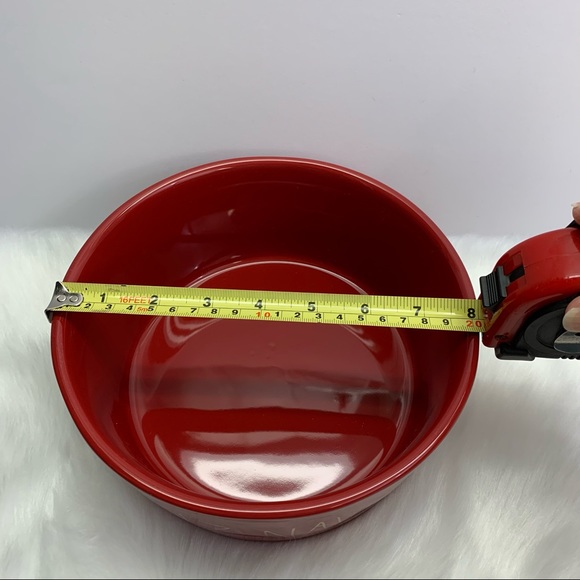 Rae Dunn FELIZ NAVIDOG Ceramic Dog Bowl NEW - Picture 7 of 9